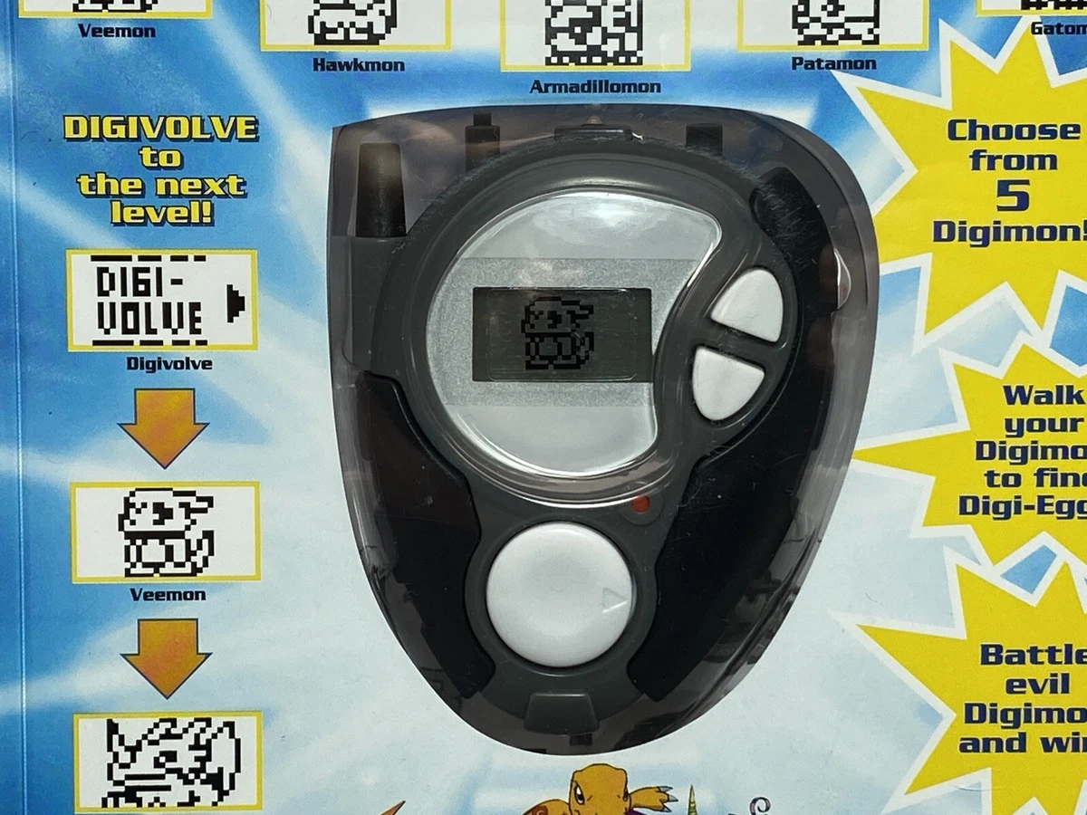 Bandai Digimon D3 D-3 Digivice Black &amp; Gray 2000 New In Factory Sealed  Package | eBay