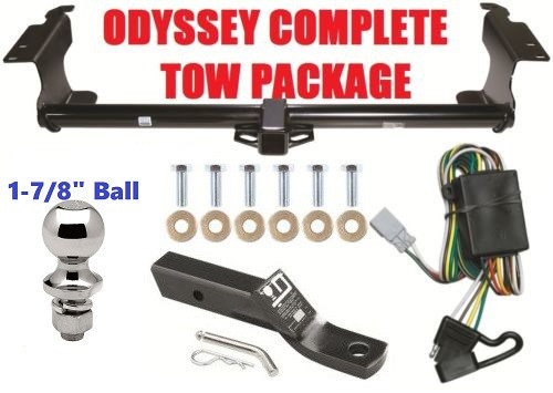@@@585x4、591x2、592x2、621x2 Trailer Tow Hitch For 99-04 Honda Odyssey Complete PKG w