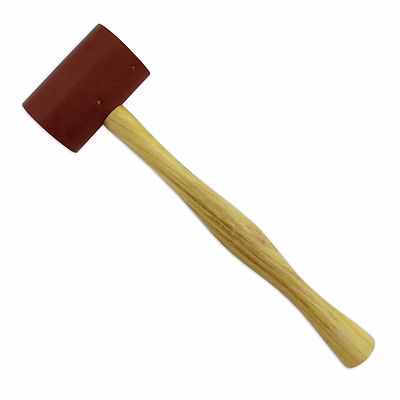 1'' Rohaut Lederhammer Mallet 25mm Kopf Metall Arbeitswerkzeug