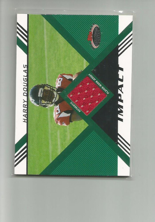 2008 STADIUM CLUB IMPACT RELICS #IRHD HARRY DOUGLAS  JERSEY  1249/1349