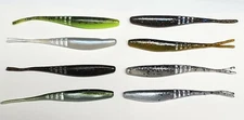 3.75" Nimrod's Tackle JOINTED JERKBAIT MINNOW 10 Pack - Pick Color Made in USA