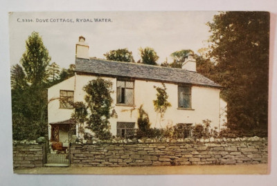 Dove Cottage  ~ Rydal Waters, UK.  - Unposted Postcard - #C9334