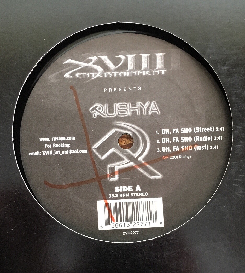 RUSHYA~OH, FA SHO/STUPID XVIII2277-A 2001 IMPORT 12