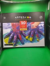 ARTEZA 30 Color Finger Paint Premium New