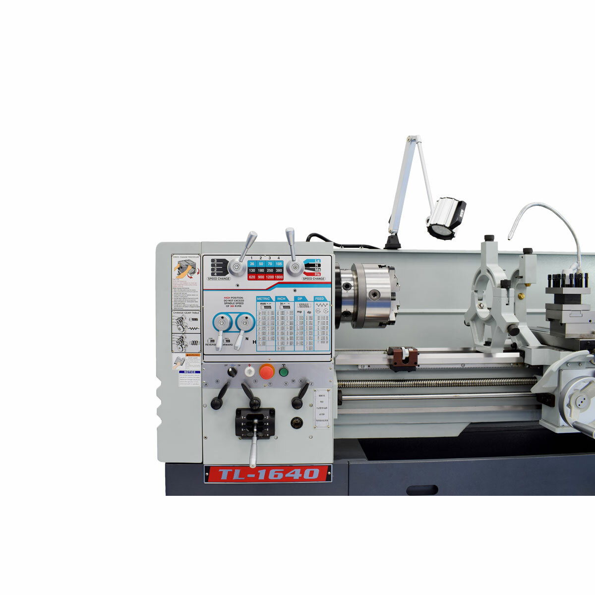 PM1640TL 16X40″ ULTRA PRECISION TAIWAN HEAVY DUTY METAL LATHE FREE