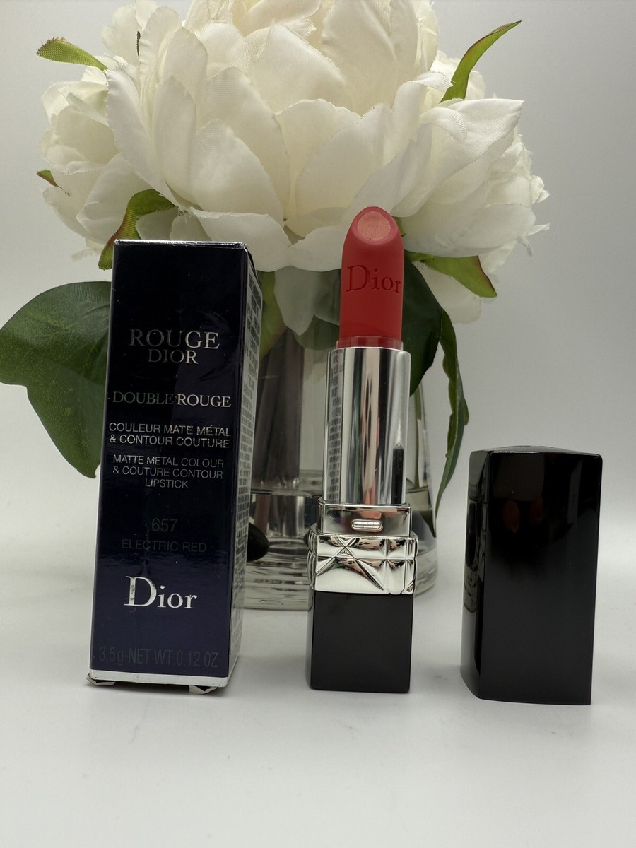 Rouge Dior Double Rouge Matte Lipstick 657 Electric Red Full Size