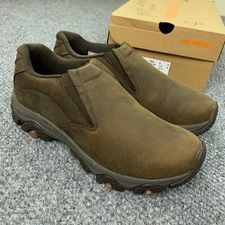 Merrell Moab Adventure 3 MOC Shoes Mens Size 8 Brown Earch Slip-On Hiking