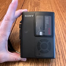 Sony Cassette Corder TCM S66V Tape Recorder Player Vor Works No Head Phones