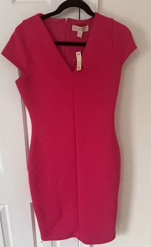 Abito donna Michael Kors rosa caldo taglia M nuovo