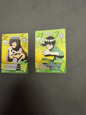 Naruto Mythos TCG Rock Lee & Kiba Inazuka Promo (Sold as a pair)