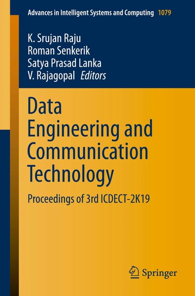 K. Srujan Raju (U. A.) | Data Engineering And Communication Technology | Buch-image