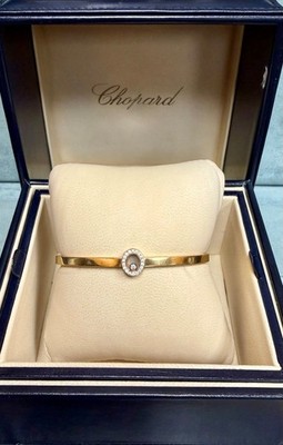 Chopard Happy Diamonds Bangle Bracelet – 18K Yellow Gold – Ref. 85