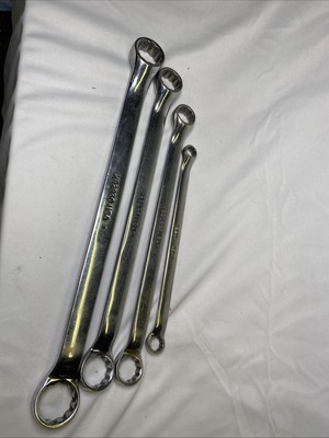 Snap On 4pc Offset SAE Double Box End Wrench 12PT XB1214 XB2830 XB2426 XB2022