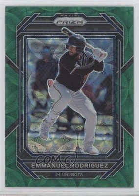 2023 Panini Prizm Green Scope Prizm 11/75 Emmanuel Rodriguez #69 0x4v