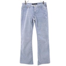 VERSACE made in Italy Flare Long pants 24/38 Blue Women