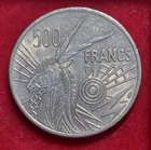 CENTRAL AFRICAN STATE 500 FRANCS 1977 KM # 12 UNC