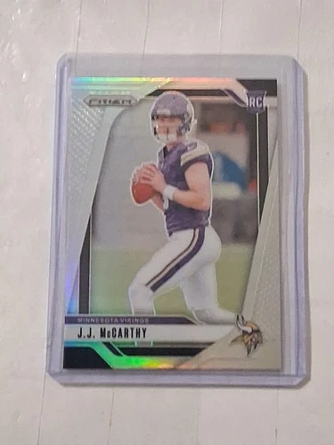 2024 Panini Prizm - Rookies J.J. McCarthy #400 Silver Prizm (RC)