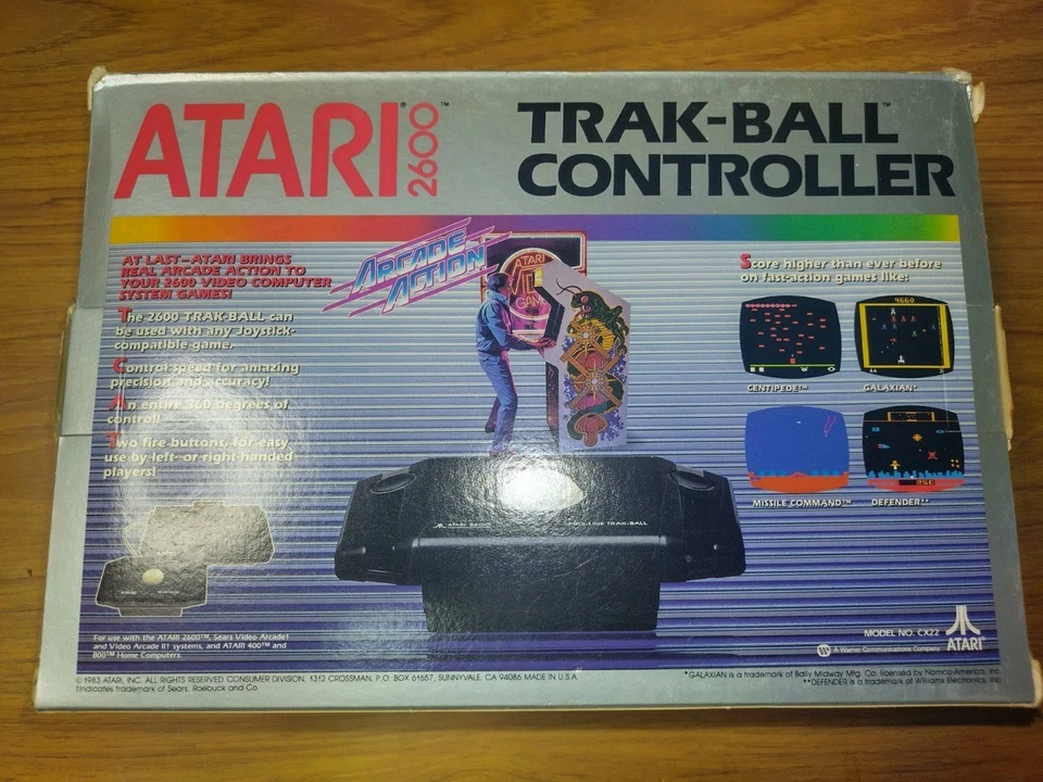 ATARI 2600 Track-Ball CONTROLLER Pro-Line Arcade Action Brand New (NOS) - Image 2 of 4