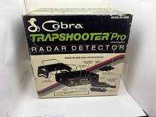 Cobra Trapshooter Pro Radar Detector Vintage