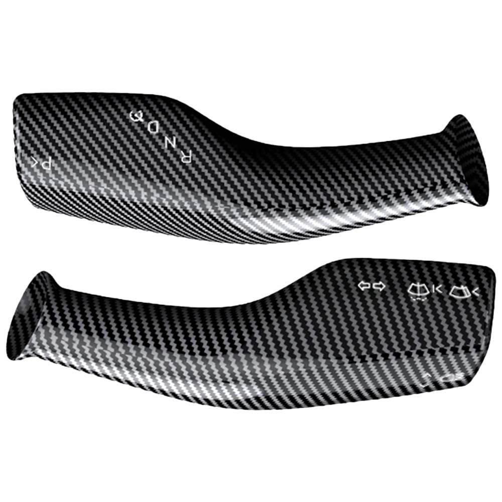 Steering Wheel Shift Covers Carbon Fiber Look Fit for Tesla Model 3 Model Y