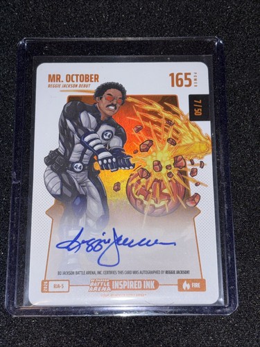 2026 Bo Jackson Battle Arena Griffey Fire Auto /50 Mr. October Reggie Jackson