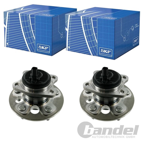 2X SKF RADLAGER-SATZ Hinten Passend FÜR Toyota Auris Corolla Links+Rechts-image