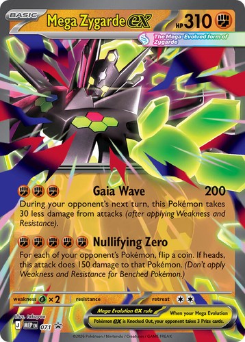 PSA 10 Mega Zygarde ex #117 Gold MUR 2026 Pokemon Japanese M3 Gem