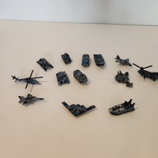 Micro Machines Military Vehicles Galoob Terror Troops Blue Camo Lot of 13