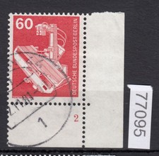 Berlin 1978, Mich.-Nr.: 582 gestempelt  Eckrand  FN 2
