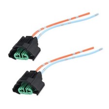 2PCS H8/H11 Headlight Connector with 4 Inch Wire Pigtail,Female Adapters Fog