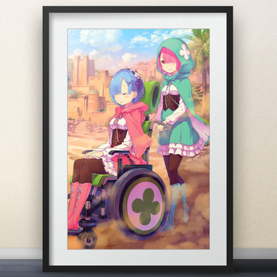 Re: Zero Volume 21 Cover Art - 11x17'' Poster - Anime Manga gift Emilia rem ram