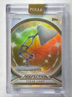 2025 TOPPS CHROME PIXAR GOLD PERFECTION /100 PIXAR LAMP #PP-1