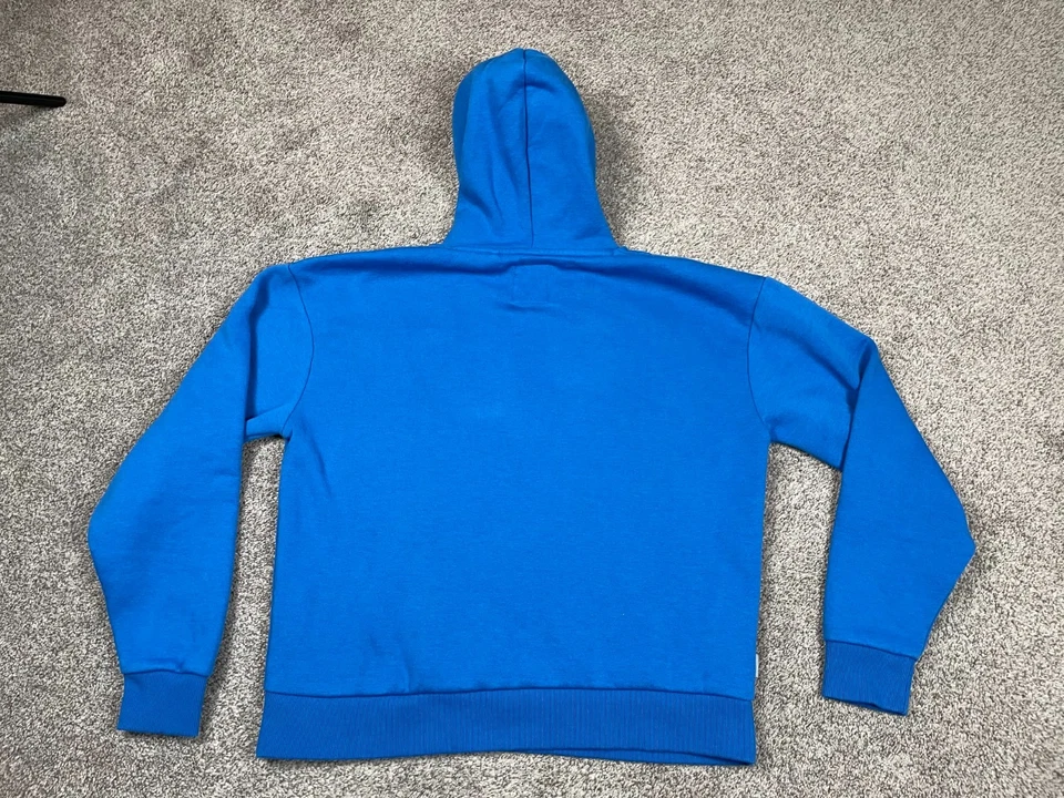 Moletom com capuz masculino Antigua grande Detroit Lions NFL Honolulu pulôver azul - Imagem 2 de 4