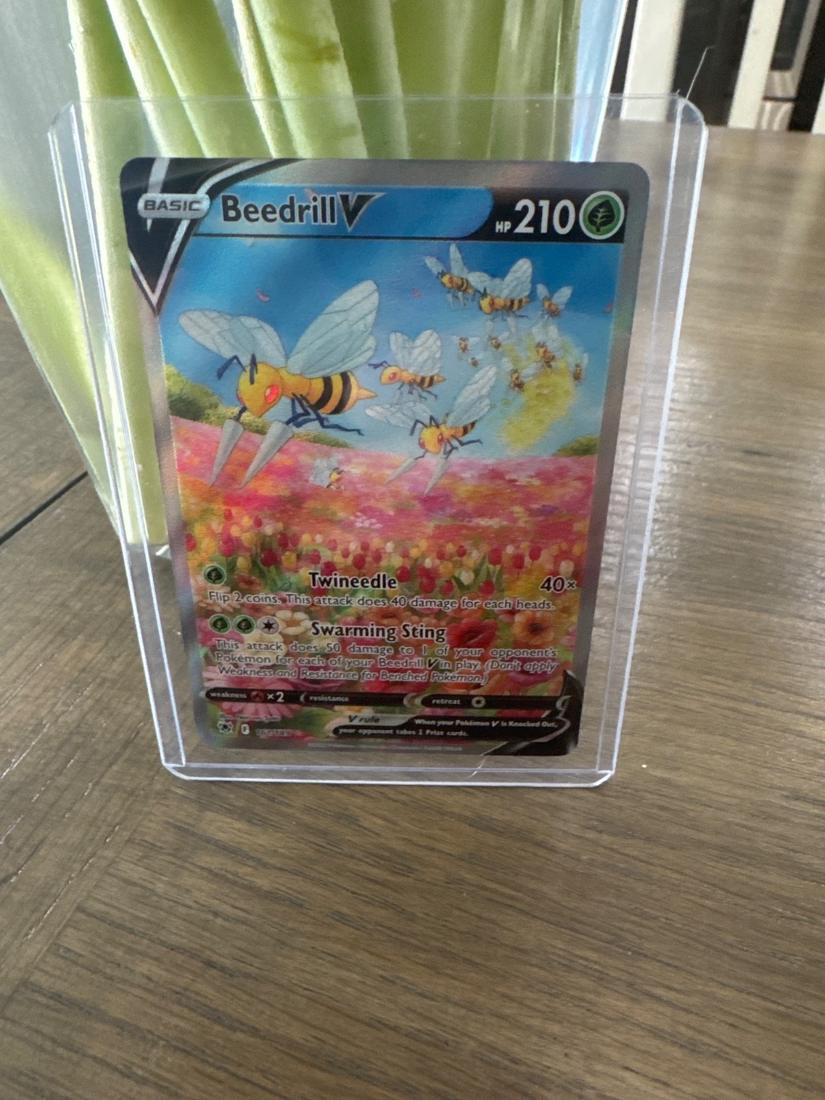 Beedrill V (Alternate Full Art) 161/189 Swsh10: Astral Radiance Holo