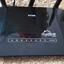 D-Link DIR-619L Wireless Router 300Mbps WiFi 4-Port 100Mbps LAN WPS Black