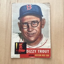 1953 Topps Baseball Dizzy Trout #169