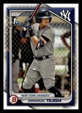 Enmanuel Tejeda 2024 Bowman Prospect 1ST ROOKIE RC #BP-103 New York Yankees (RC)