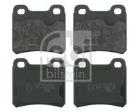 Hinterachse Febi Bilstein 16135 Bremsbelagsatz, Scheibenbremse FüR Opel,Saab,Vau