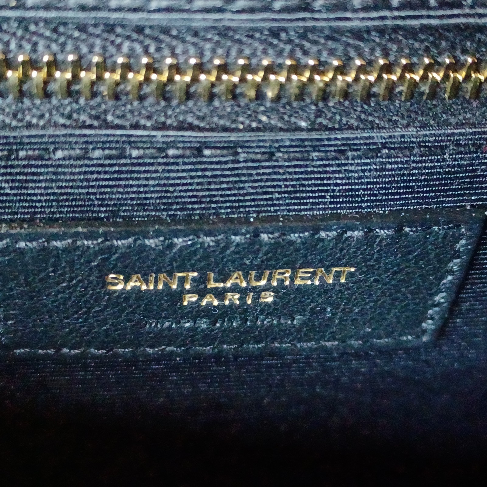 Borsa a tracolla YSL Saint Laurent busta grande nera pelle matelasse trapuntata