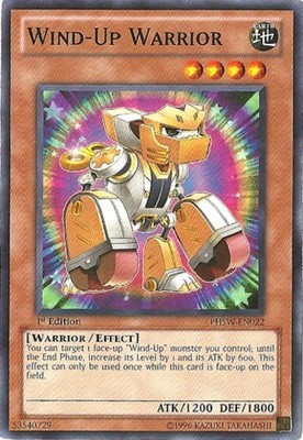 3 x Wind-Up Warrior - PHSW-EN022 - Common - 1st Edition Near Mint, English YGO