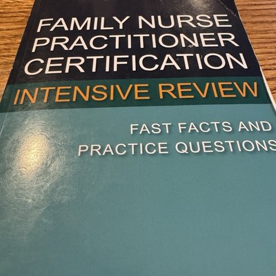 FNP Certification Intensive Review 2nd Edition Leik   Some Practice Exams Marked