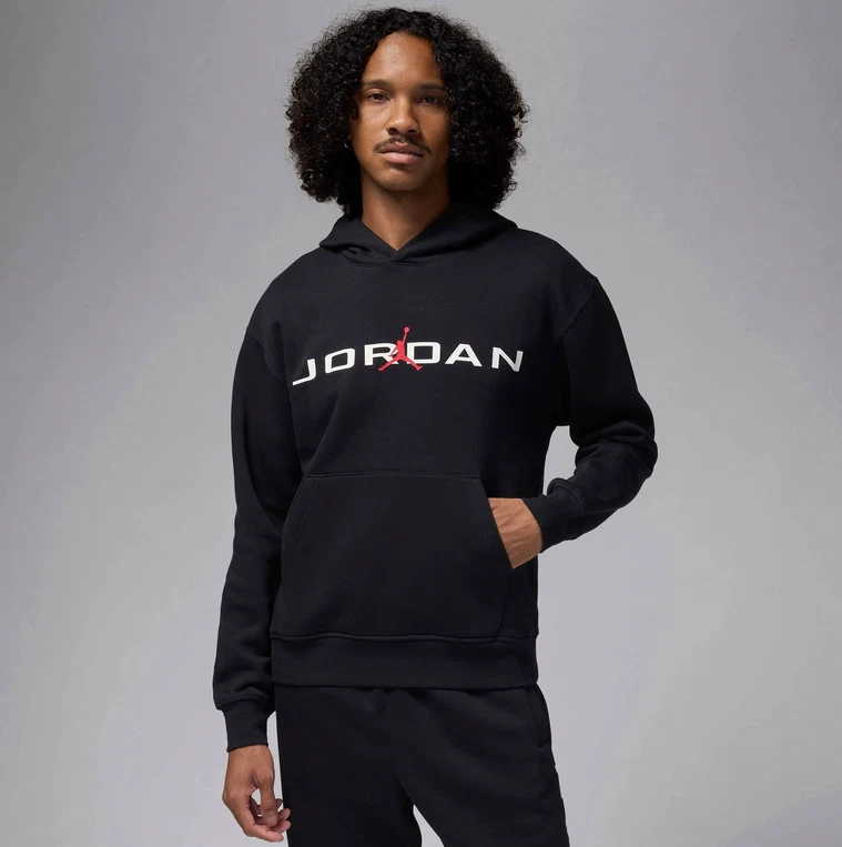 Mens Nike Gym Athletic Jordan Air Stretch Hoodie Hooded Sweatshirt Pullover New - product detail image 1