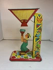 Vintage J Chein Automatic Hod Carrier Sand Tin Toy 1930s. Needs Hopper Tab
