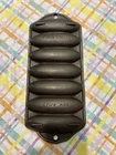 Unmarked Wheat Pattern Cast Iron Cornbread Stick Pan (Wagner/Griswold/Piqua)