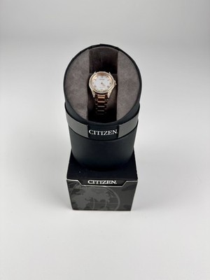 Citizen Eco-Drive POV Crystal Rose Gold Women's Watch EM0233-51A