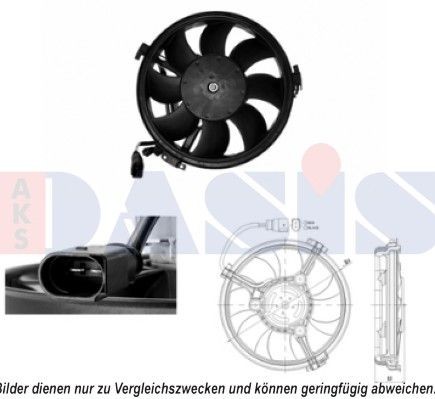 LÜFter MotorkÜHlung AKS Dasis 048111N FÜR Audi VW KÜHlerlÜFter MotorlÜFter-image