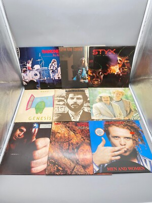 LP VINYL SIMPLY RED SIMON AND GARFUNKEL JOHN MAYALL STYX DON MCLEAN JESSE WINCHE