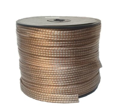 50m/100m Rollen Hochwertig Auto Hifi Audio Flach Lautsprecher Kabel 2x4.00mm/