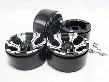 ALIENTAC Four(4) 1.9" Wide 1" Alloy Beadlock Wheel Rim for 1/10 RC Model #003
