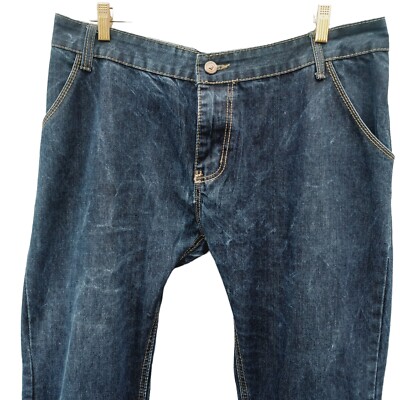 Vintage HERMES Paris Jeans 42x34 Straight Cut Mens Pants Y2K Vintage HERMES Paris Jeans 42x34 Straight Cut Mens Pants Y2K